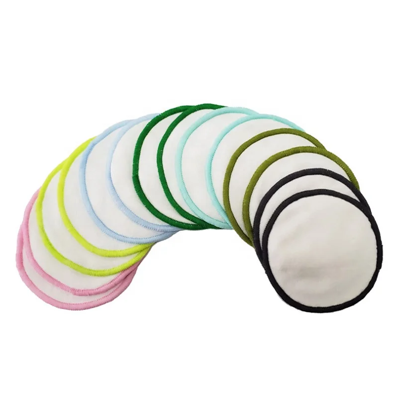 

Bamboo Reusable Makeup Remover Pads,Soft Facial Skin Care Make Up Remover Pads, Pink, white, yellow, sky blue