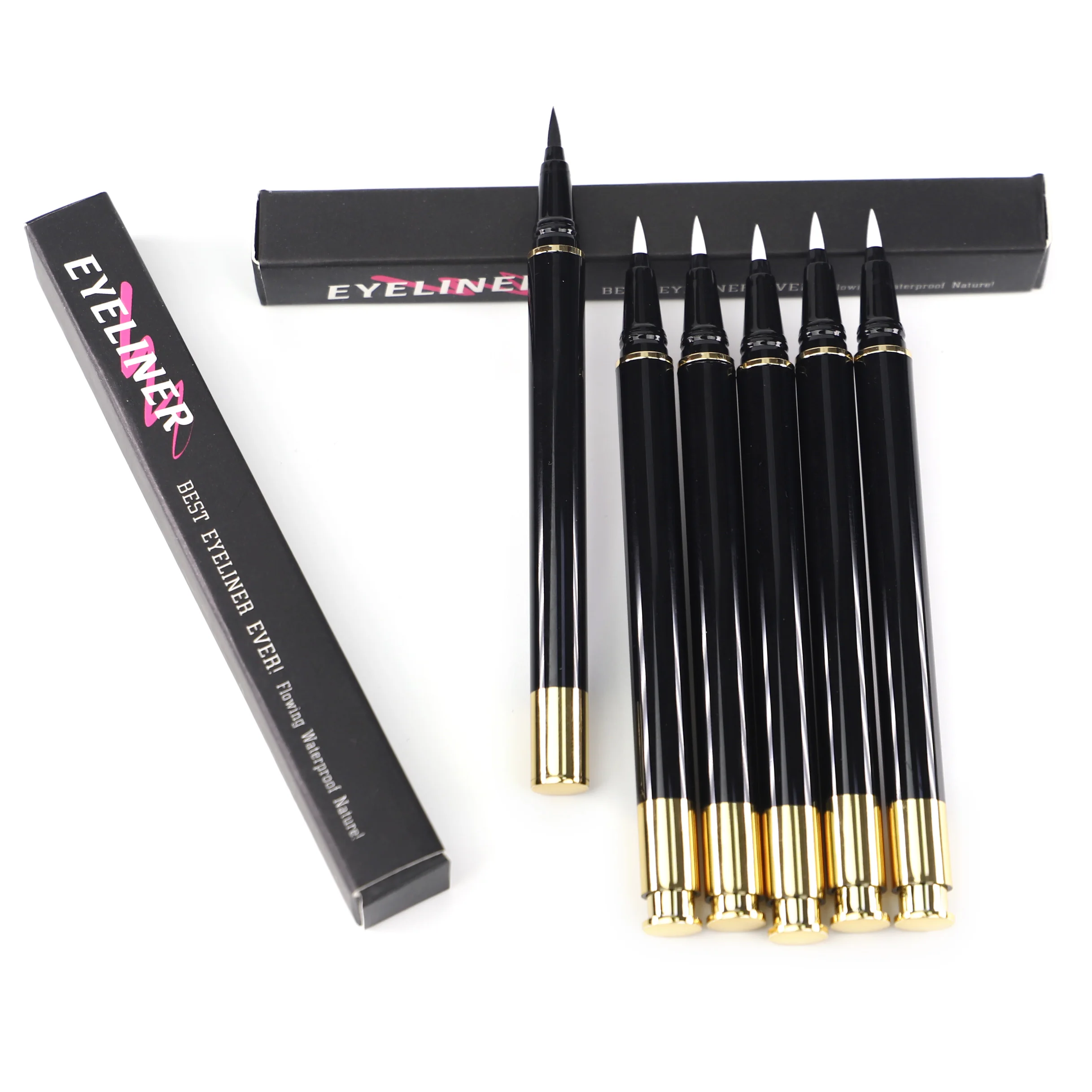 

Private Label Liquid liner waterproof adhesive eyeliner pen