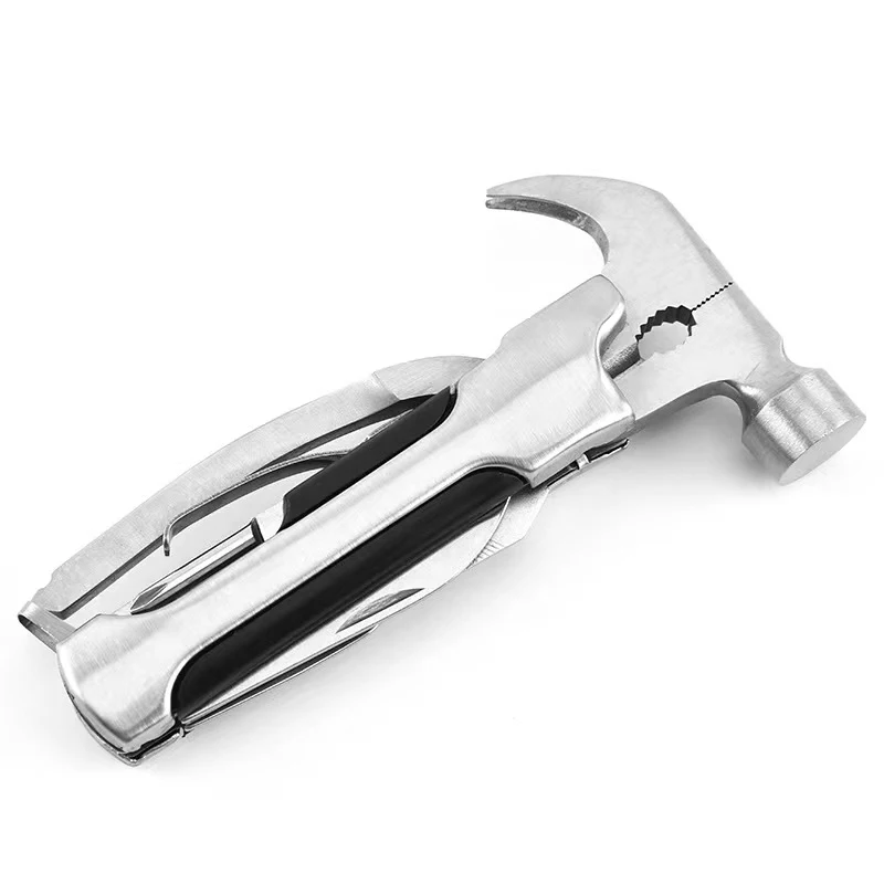 

14 in 1 stainless steel multitool with hammer pliers pocket Knife portable tool for camping survival sescue EDC