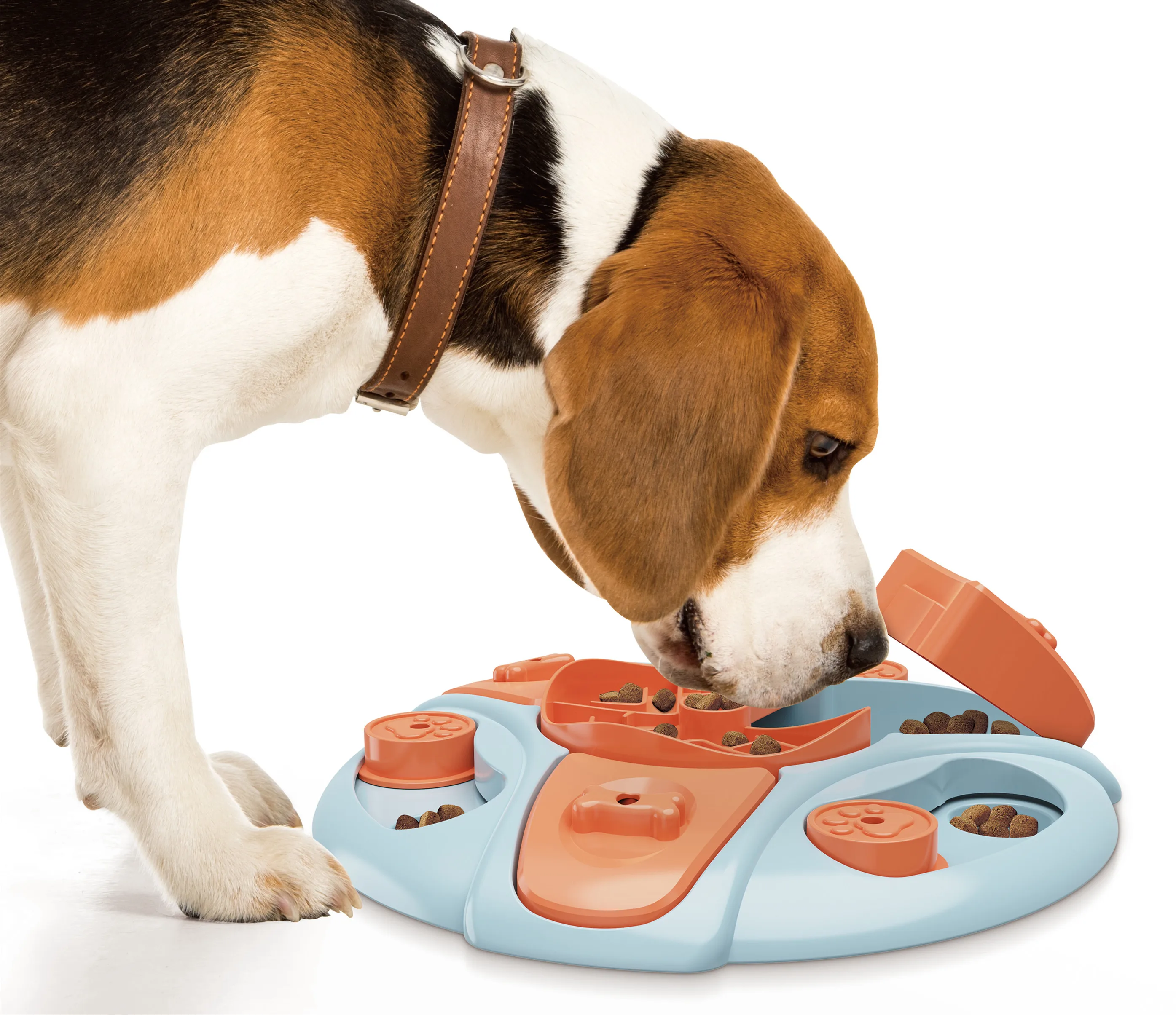 

wholesale dog bite resistant interactive ball food dispenser iq puzzle toys