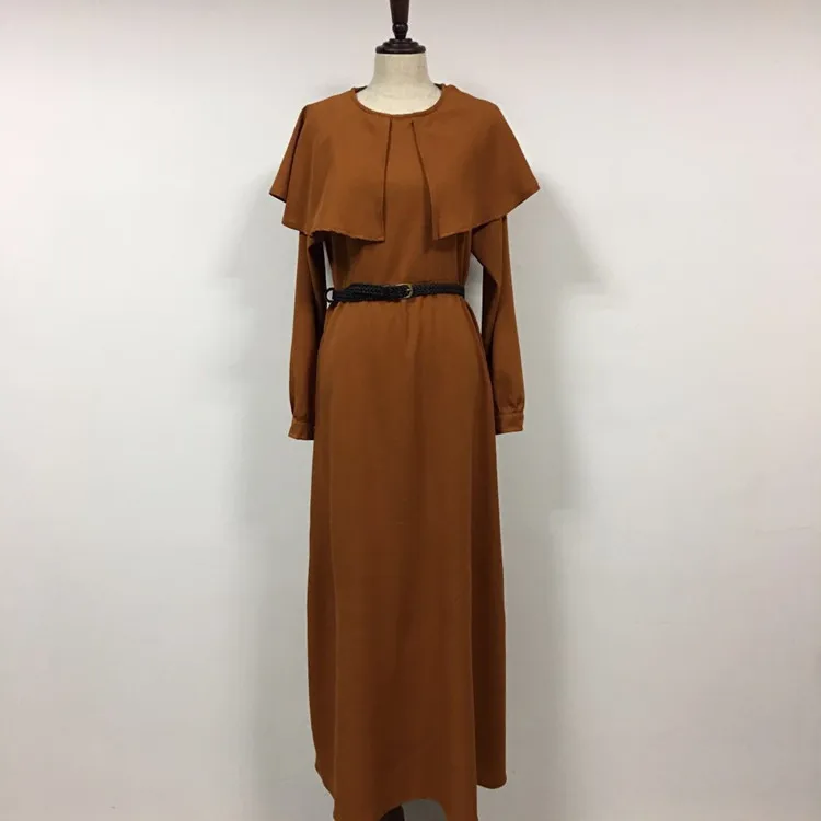 

New style of Hui Hui costume cloak plus size ethnic female robe with belt