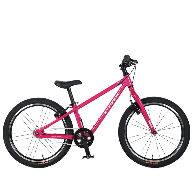 

PHOENIX Aluminum Frame 20 Inch 1 Speed 4 Bering Hub Aluminum Pedal Line Pulling Disc Brake Wholesale Children Mountain Bicycle