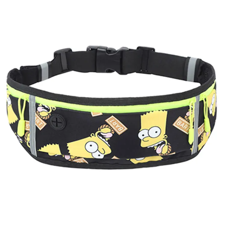 

Custom Fashion Traveler Design Zipper Waterproof Fitness Waist Bag