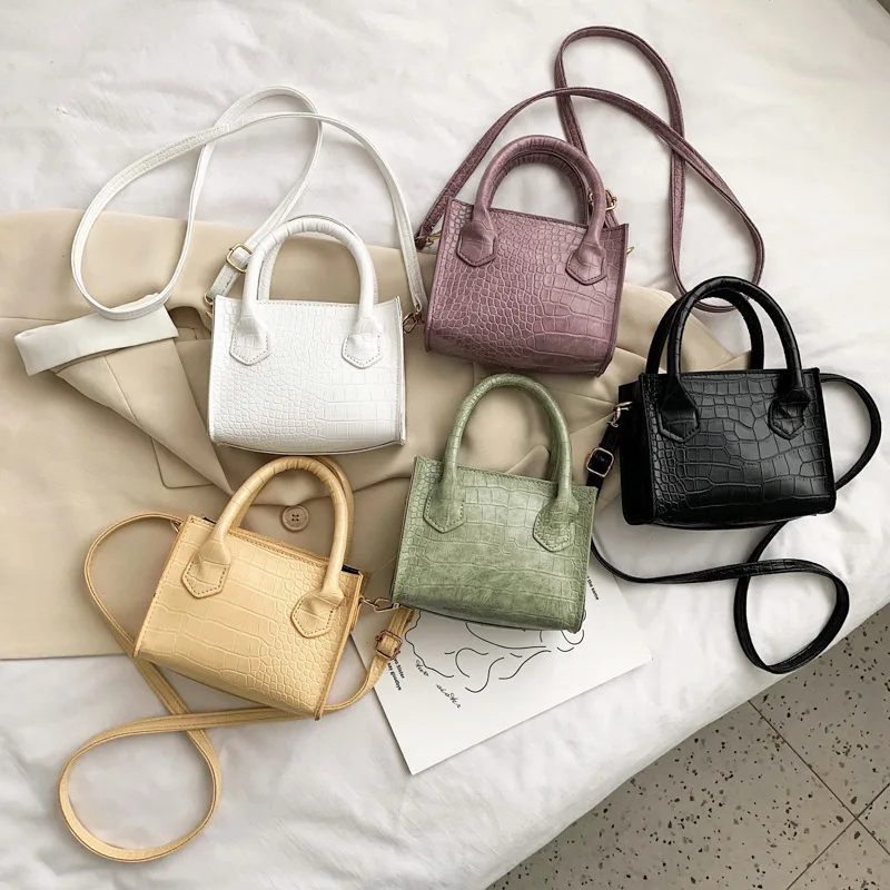 

Small Ladies Crossbody Bags Plain Totes Hand Bag For Female Custom Unique Handbags And Purses Leather Luxury Women Mini Handbags, Black,green,white,red,yellow,purple color