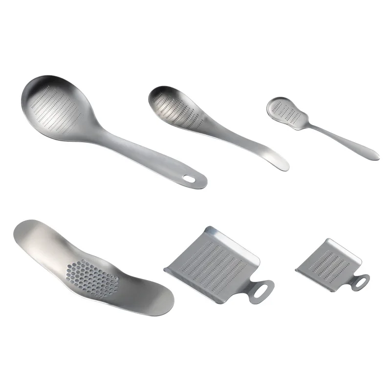 

New stainless steel the garlic mashed garlic is household manual pressure artifact garlic suits in the kitchen, Silver