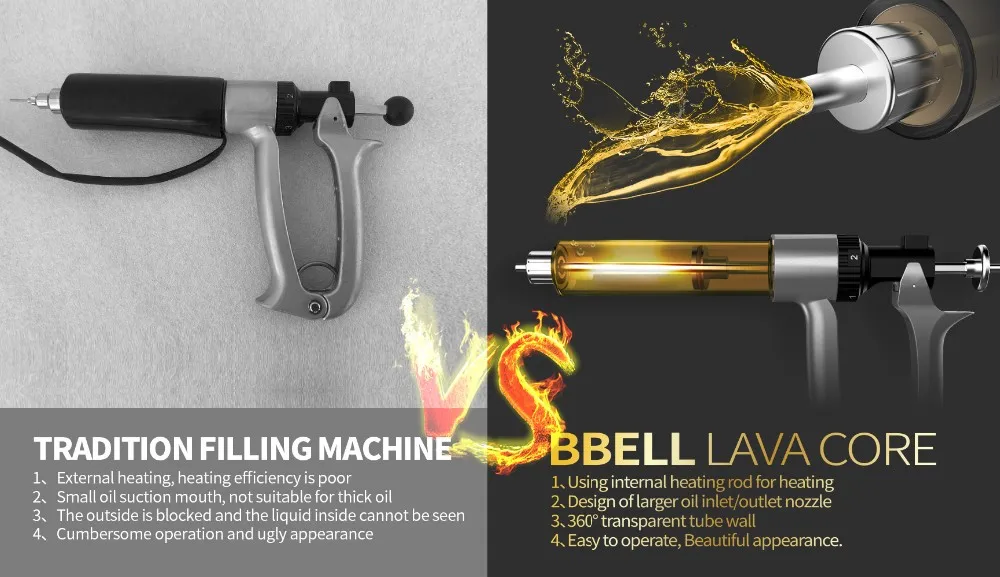 
BBELL Uncover Handheld Semi Automatic Filling Machine for Vape Liquid Vape Pen Cartridge Filled Cigarette Oil Filling Machine 