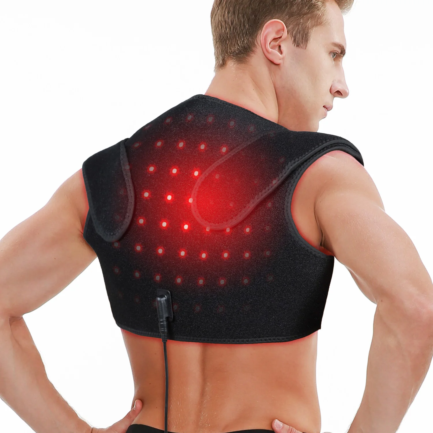 

DGYAO 2022 Hot Sale 660nm & 880nm Red Light Therapy Wrap for Back Shoulder Pain Relief Pad Wraps Infrared Light