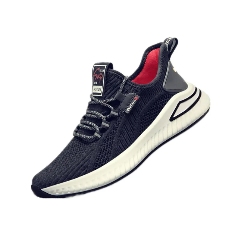 

Classic Black Non-slip Running Shoes Fashionable Outdoor Sneakers
