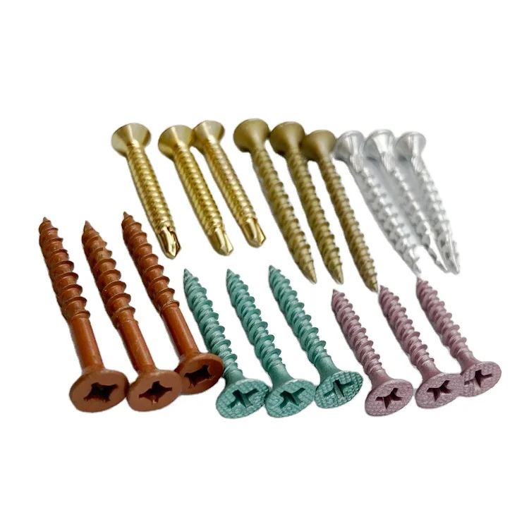 
China Screw Manufacturer SS316 Color Self Tapping Screw 