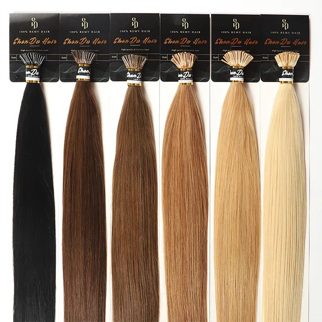 

Wholesale natural raw vietnamese keratin i tip remy hair cuticle aligned virgin human hair i tip human hair extensions vendors