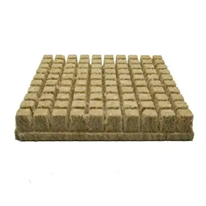 CONING CN25 1 Cube 6400 Rock Wool Starter Plugs 25mm Thickness Water Saving Vegetable Growing Small Size Hydroponic System