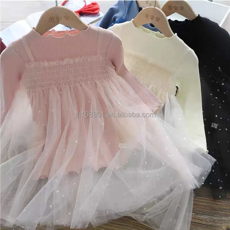 

2021 New Children's Fancy Dress Girls sequined cotton lining layered tulle dress children's summer dress wholesale, Picture shows