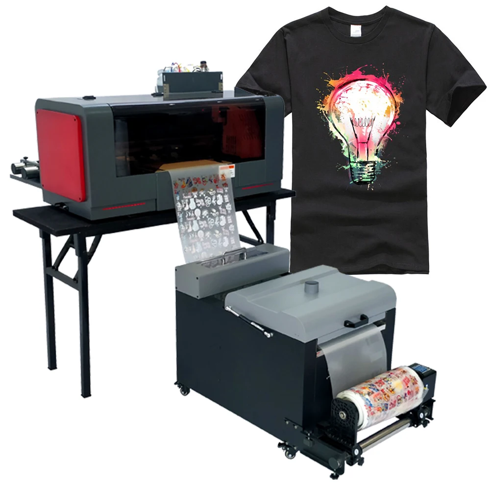 

300mm Width A3 Printing hot foil stamping Machine dtf xp600 30 cm 3050 plastisol heat transfer digital printer kaos