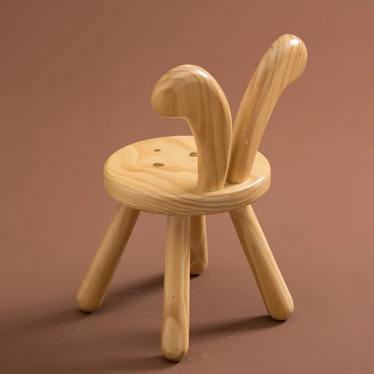 Hot selling high quality asian furniture cute cartoon children chair children wooden chair