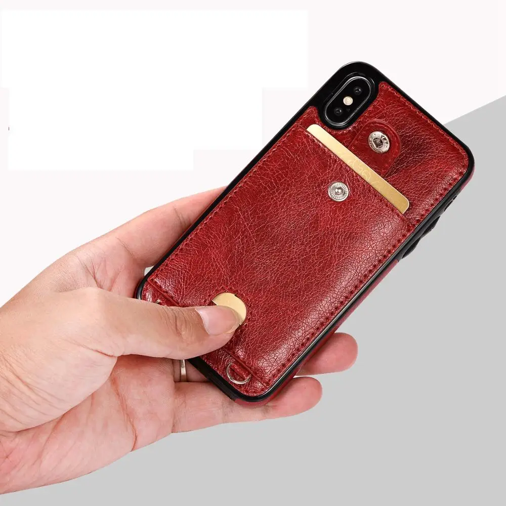 

For iphone 11 leather case for iphone 11 pro Multi-Function Pu Leather Crossbody Phone Case For Iphone X Xs Max