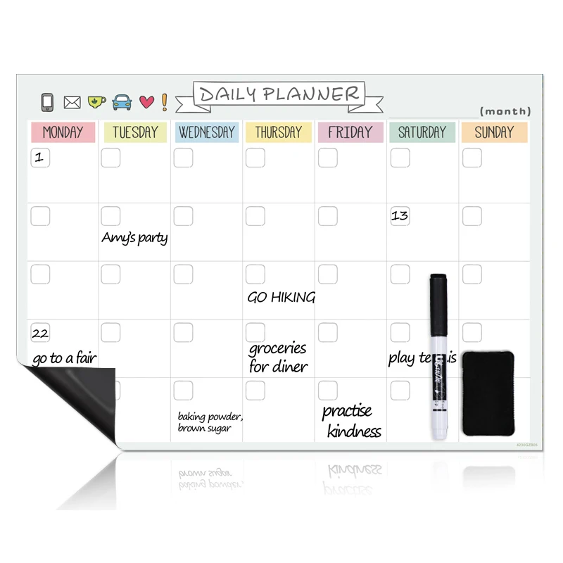 

Reasonable daily living arrangements magnetic whiteboard memo