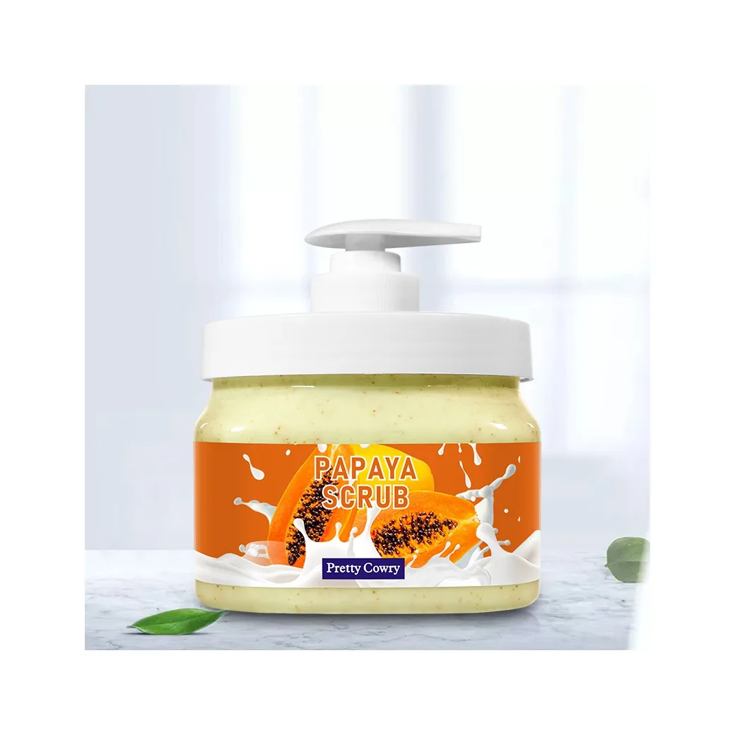 

Odm Oem Private Label Whitening Natural Mineral Salts Papaya Body Scrub