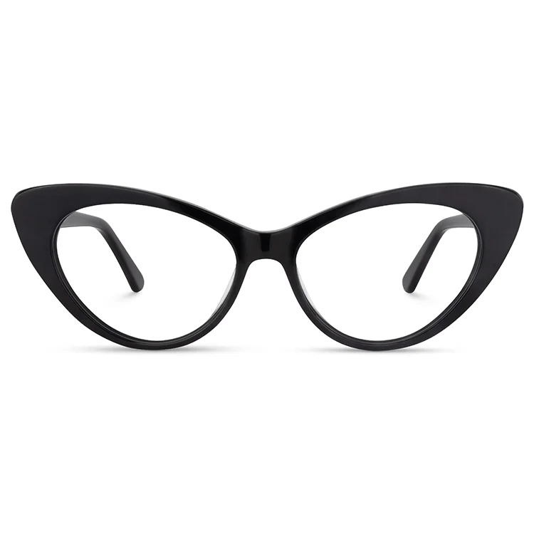

2020 Hot Selling Popular Classic Eyewear Monturas Brand Zeelool Chic Cateye Acetate Eyeglasses Frames with Demo Lenses, Multi colors