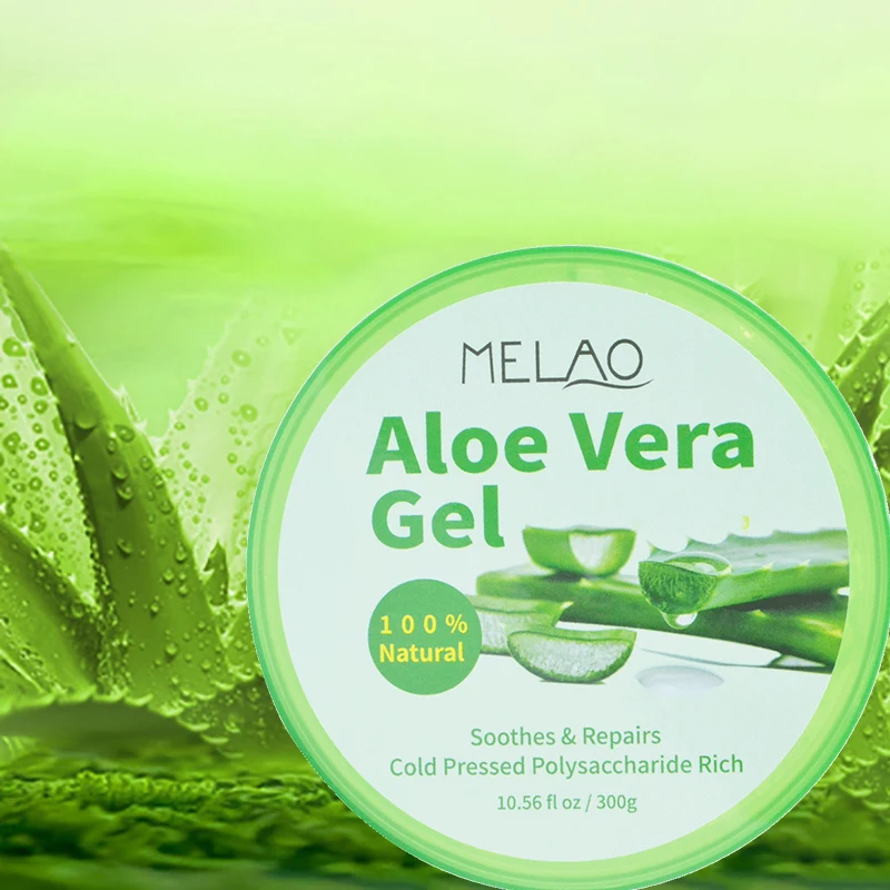 

100% natural aloe vera gel Moisturizing,Nourishing,Sun repair 300g aloe gel for face, White