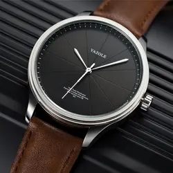 YAZOLE D 503 Hot sale all black reloj customized m