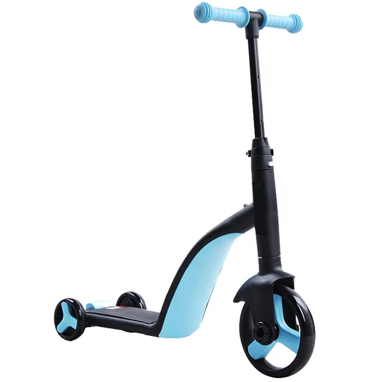 

3 in 1 Convertible Kick Scooter Outdoor 3 Wheels Scooter Gift