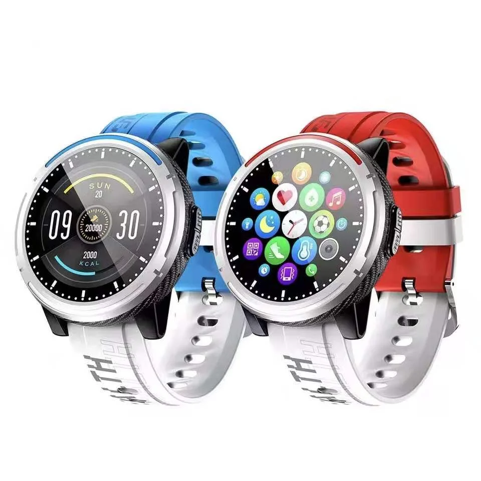 

Waterproof Smartwatch S26 Fitness Smart Watch 1.28inch Full Touch Hear Rate Blood Pressure Round Touch Screen Sport Bracelet