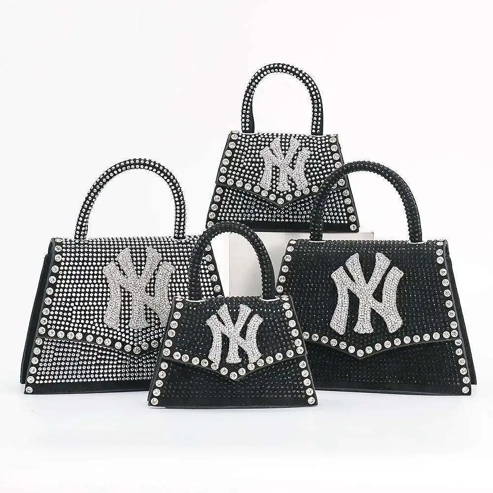 

Cross-border small handbags women New Fashion Light diamond shoulder messenger bag western styleNYSmall square bag