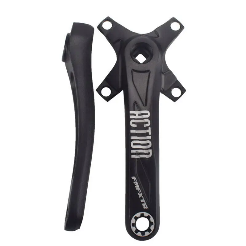

Aluminum Alloy Bicycle Crank 170mm Square Hole 104BCD Single/Double/Triple Speed MTB Road Bike crank set, Black