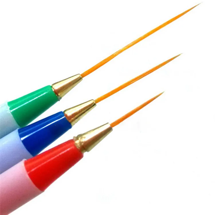 

Jieniya Factory Direct Long Straight Liner Nail Art Painting Brush 3pcs