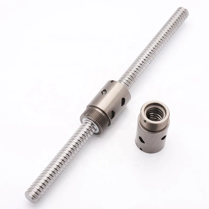 
High precision C7 rolled ballscrew BSH1605 series length 1000mm for CNC replace TBI 