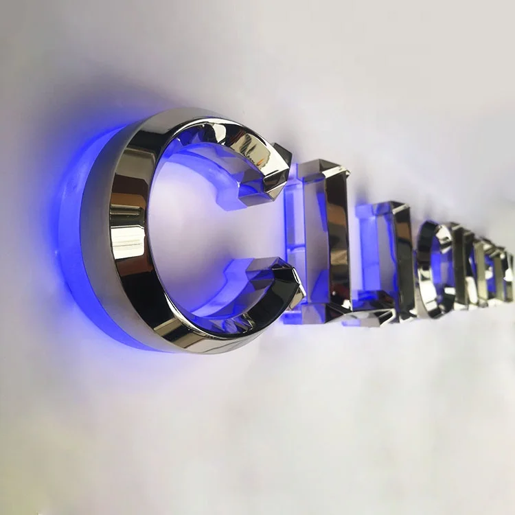 3D Led Channel Letter Lighting Sign Letters Backlit Channel Led Letters Sign 3D Led Sign