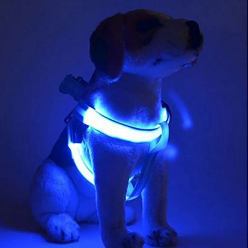 flashing dog harness