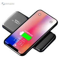 

Hot Trending Products Power Bank 8000mAh Digital Screen Display Powerbank with QI Wireless Charger for iphone