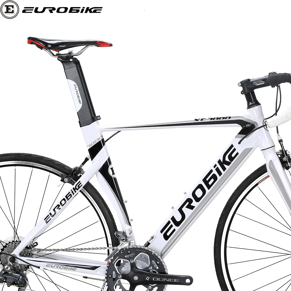 

EUROBIKE XC7000 Road bike 54 cm Light weight Aluminum Frame 16 Speed Shi mano Claris 700C Racing Bicycle in stock fast shipping, Current color or customize