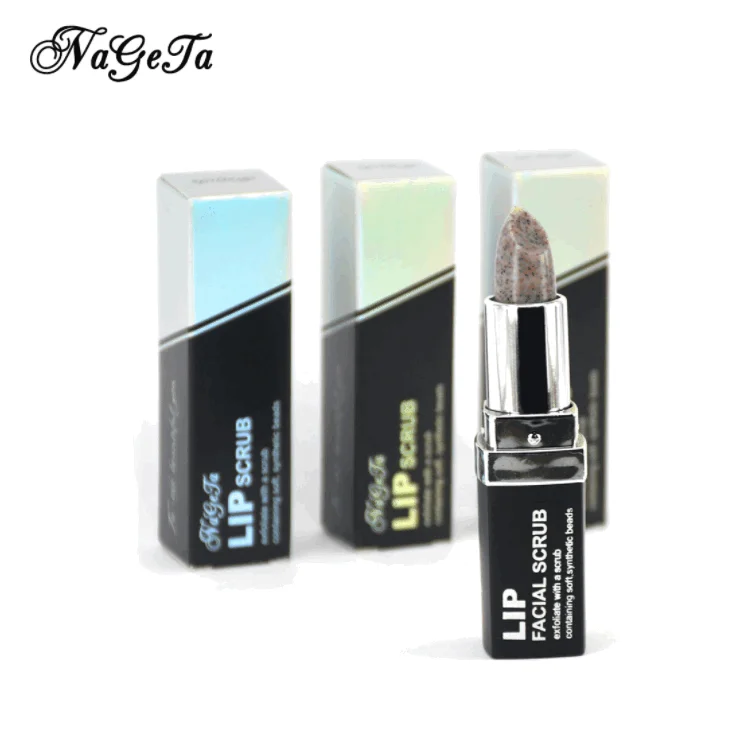 

2021 New Top Trends Sucrose Plant Extract Lip Scrub Lip Care Fade Lip Wrinkles Exfoliating Dead Skin Peel Off Lipstick, Green scrub