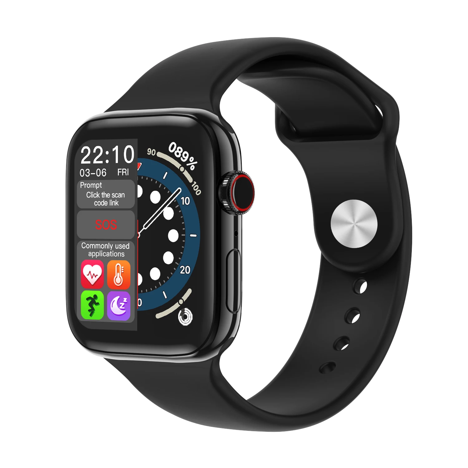 

2020 Hot sale Newest Smartwatch F28 with blood pressure and heart rate Life waterproof step counter stainless smart watch F28
