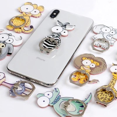 

Ring buckle bracket accessories cartoon elephant personality creative mobile phone bracket