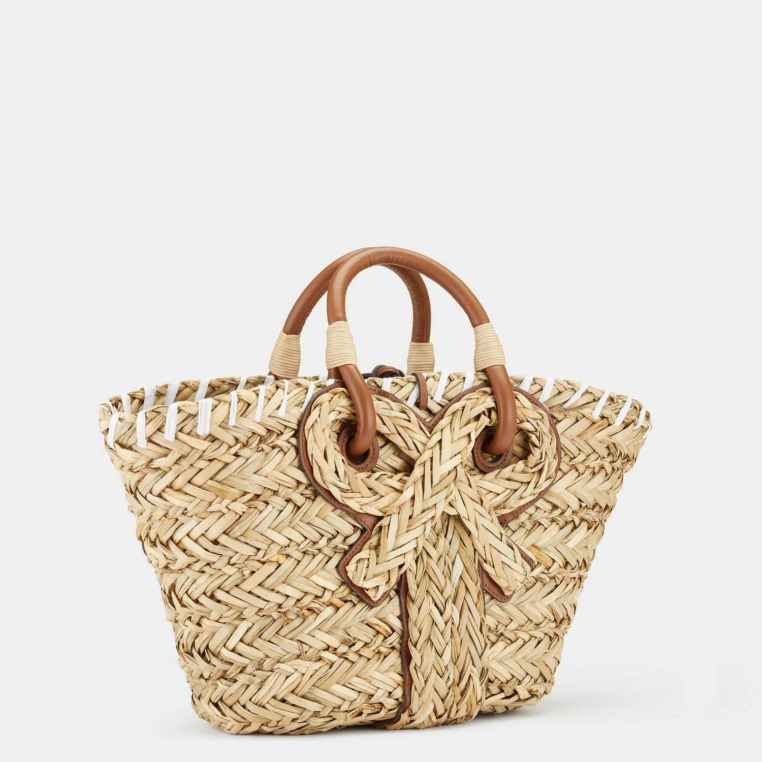 

brand Twinkle Straw Beach Tote Shoulder Bag Eco-friendly Straw Bag Handle Bag Washable Lining Leather Women
