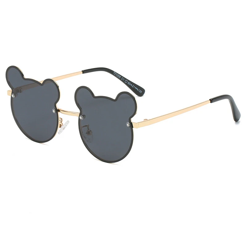 

Wholesale high quality cartoon children's polarized sunglasses 2021 metal Mickey Mouse frame sunglasses for kids 21206