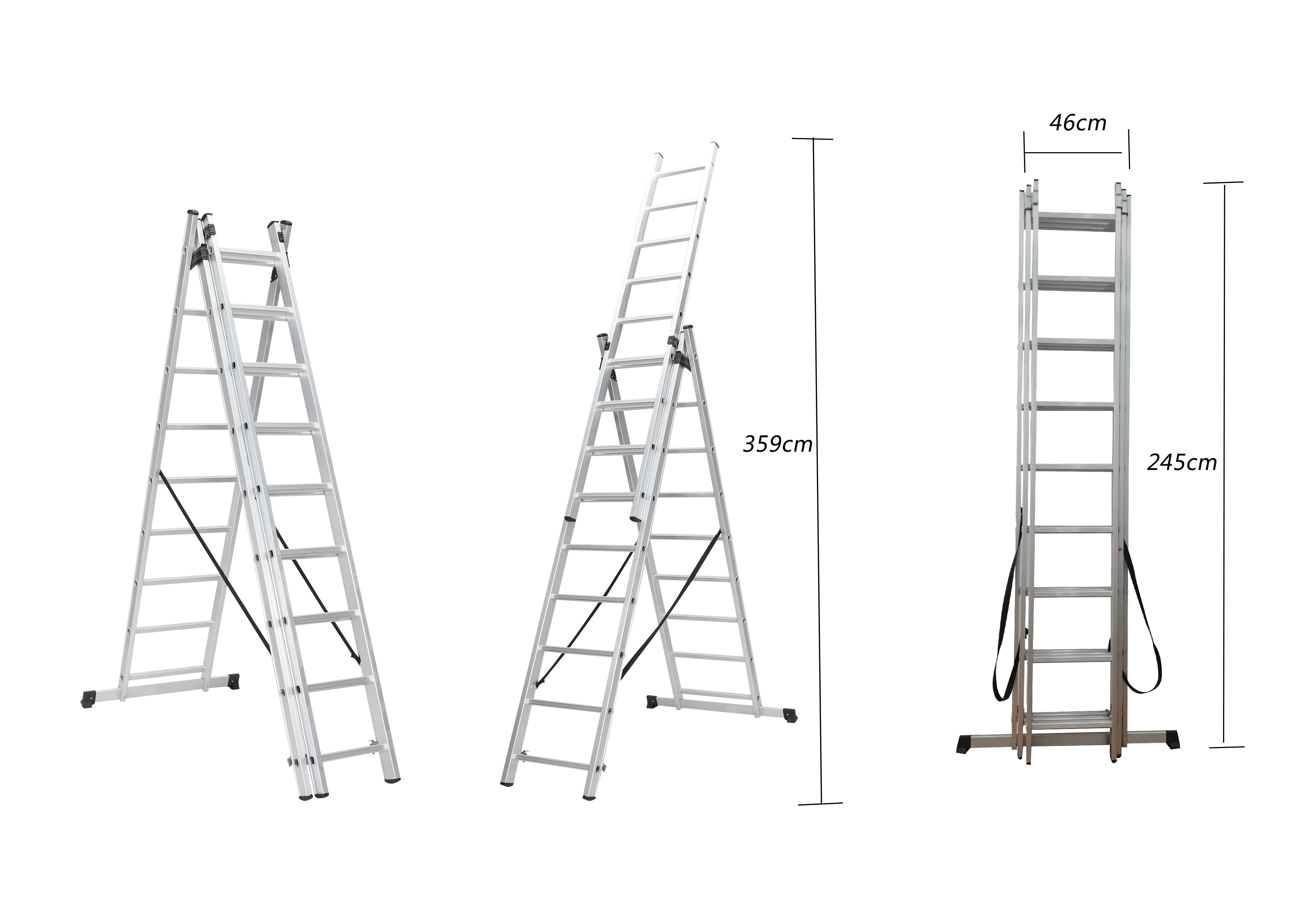 effectief Overeenkomstig met Retentie 3x9 Step Indoor And Outdoor Extension Aluminum Ladder Multipurpose Gs - Buy  Aluminum Ladder,Step Ladder,Ladder Multipurpose Product on Alibaba.com