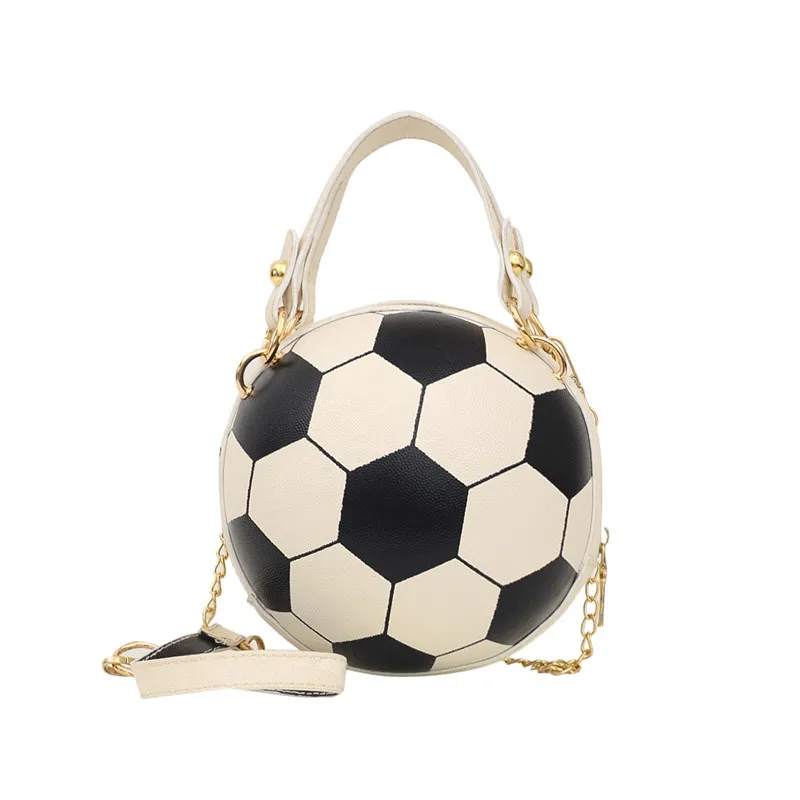 

Ins hot sale unique soccer ball bag woman 2020 new popular basketball messenger bag single shoulder small ball shape purse bag, 9 colors