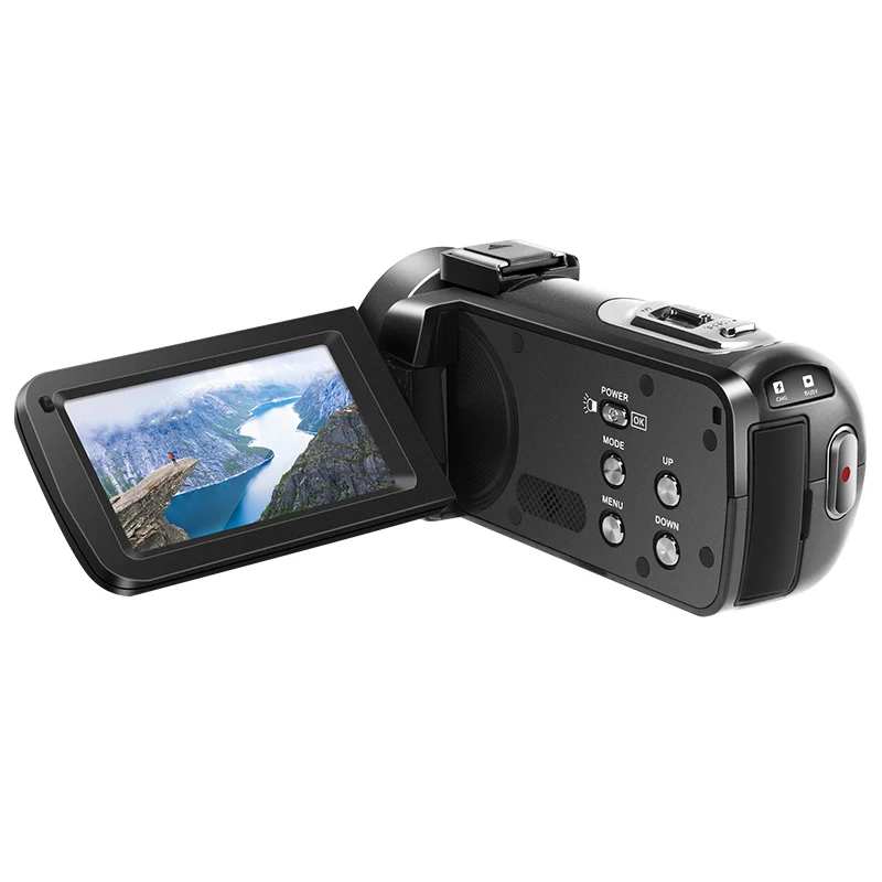 

Digital Vlogging Camcorder 48MP Stream Camera for YouTube Live Streaming 16X Digital Zoom Night Vision 4K Video Camera