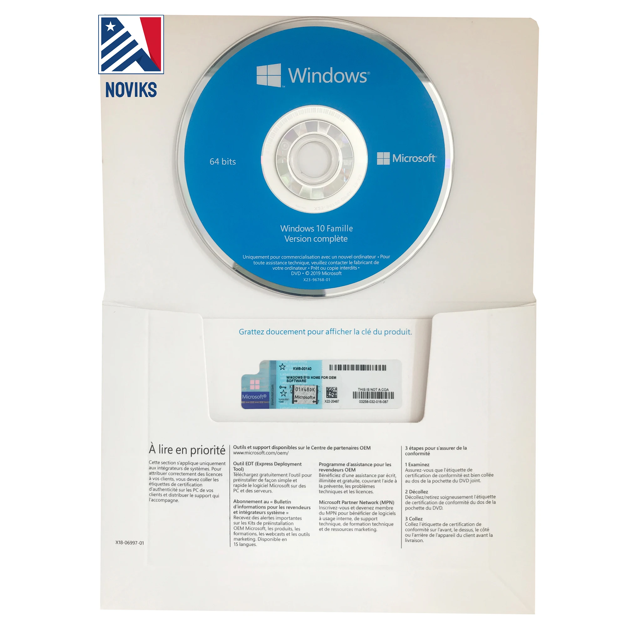 

Microsoft Windows 10 Home French