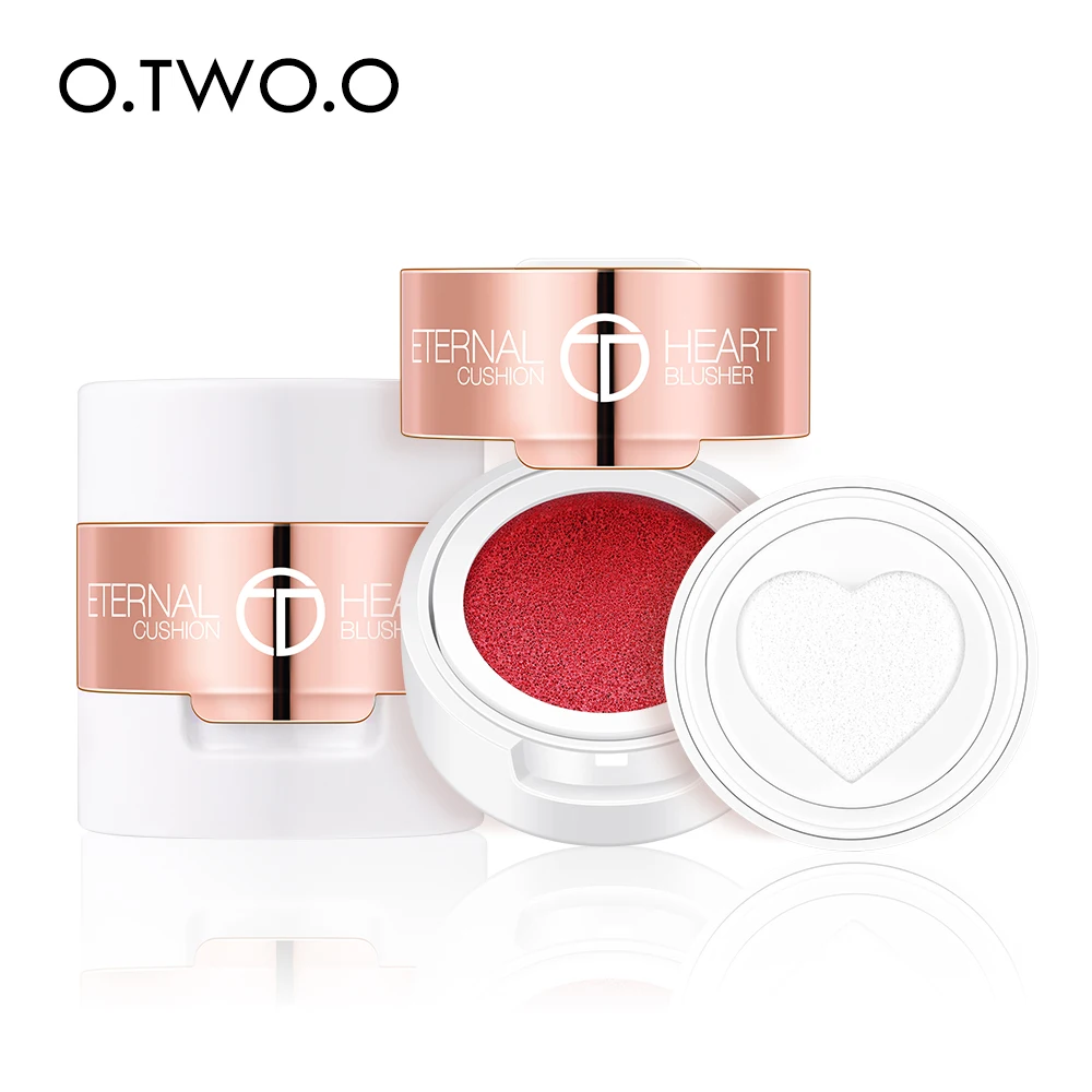 

Cosmetics Makeup OTWOO Heart Stamp Blusher, 4 colors