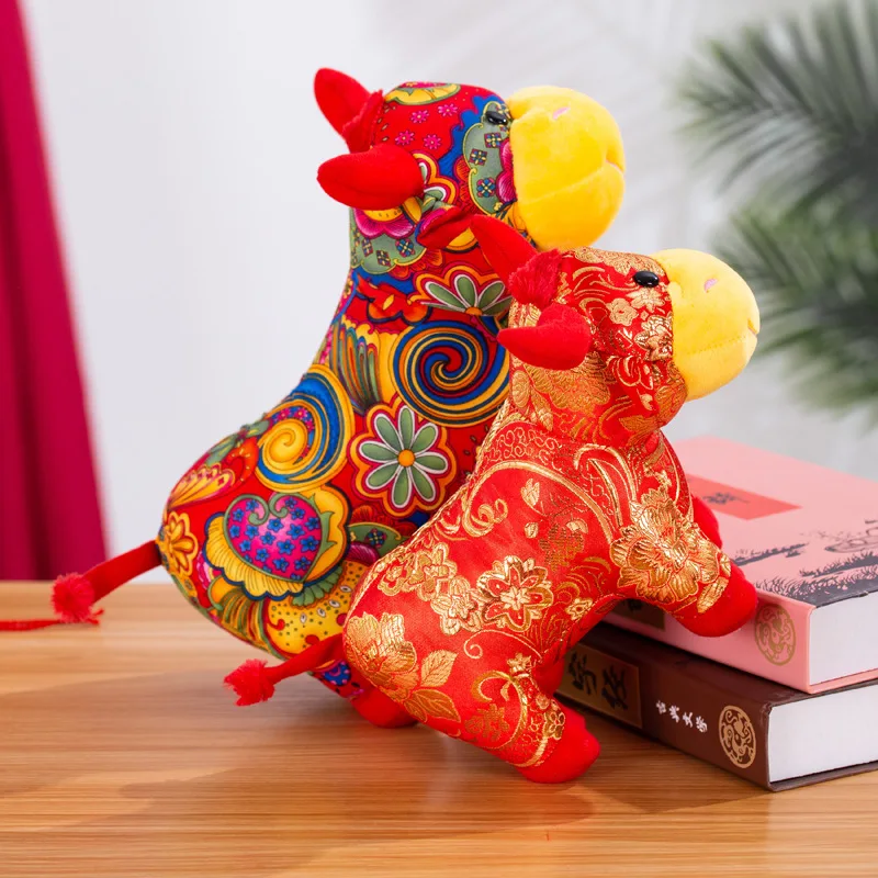 ox plush chinese new year