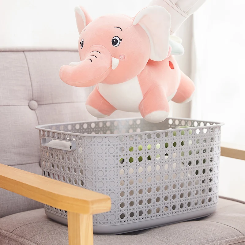 

White storage laundry basket organizer, Beige gray or custom