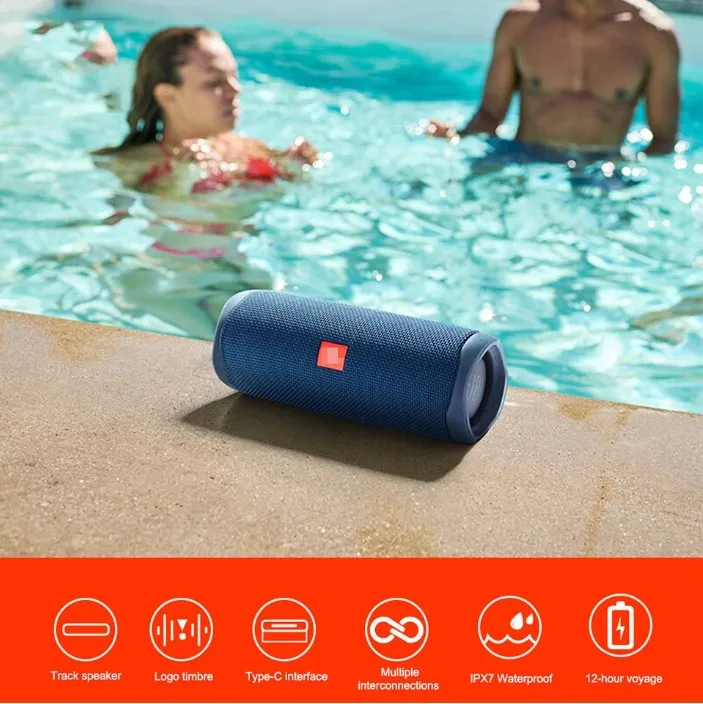 2020 new Flip 5 portable wireless waterproof speaker subwoofer blue tooth speaker - ANKUX.COM