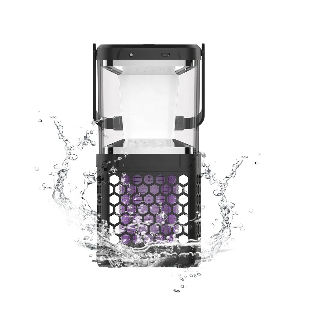 

Jungle Solar Rechargeable Camping Lantern Bug Zapper 1800Mah Lithium Battery Mosquito Killer Lamp