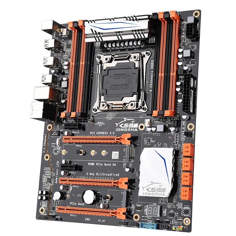 

X99 Chipset Motherboard Mainboard lga 2011-3 Suporte Placa Mae InteI Xeon E5-2678v3 / 2669v3 / 2649v3 / 2629v3