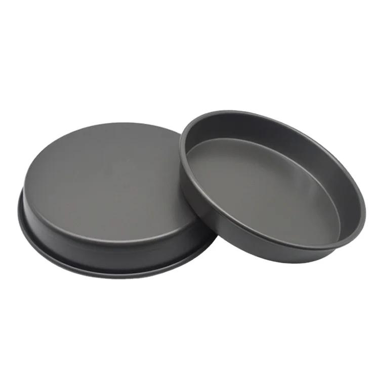 

Factory direct baking cake mold high quality round carbon steel non-stick coating pizza pan to deepen pizza baking tray tray